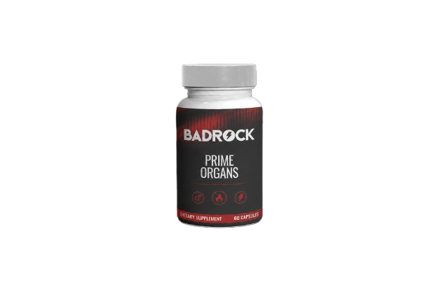 Badrock Prime Organs supplement bottles